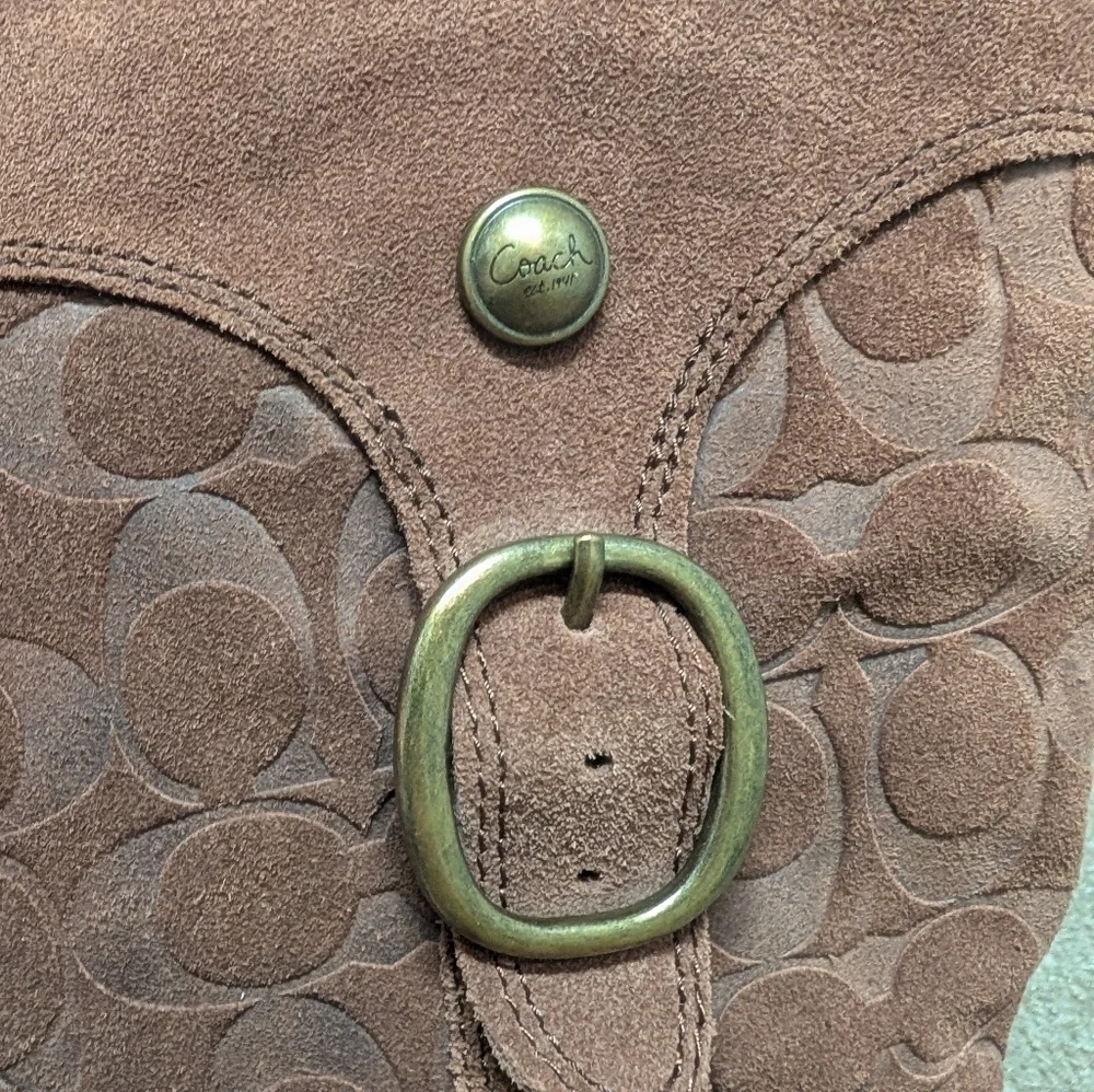 COACH (Size 6B) Meyer Signature Brown Fall/Winter Boots, Old Money, Quiet Luxury